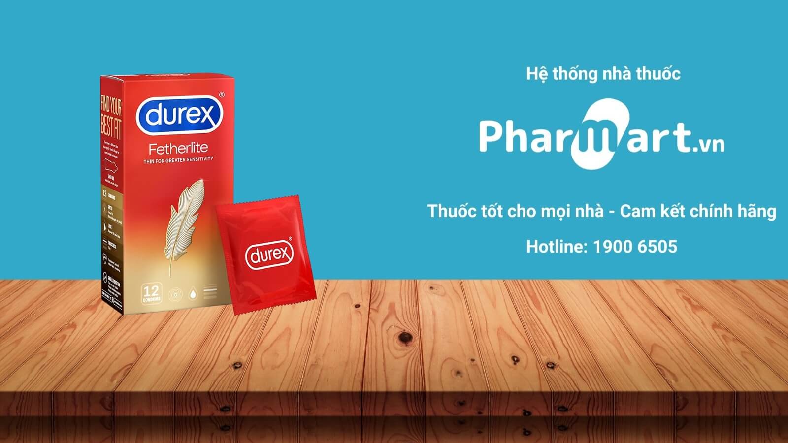 Bao cao su Durex Fetherlite Thin For Greater Sensitivity (12 chiếc) được phân phối chính hãng tại HZ888A