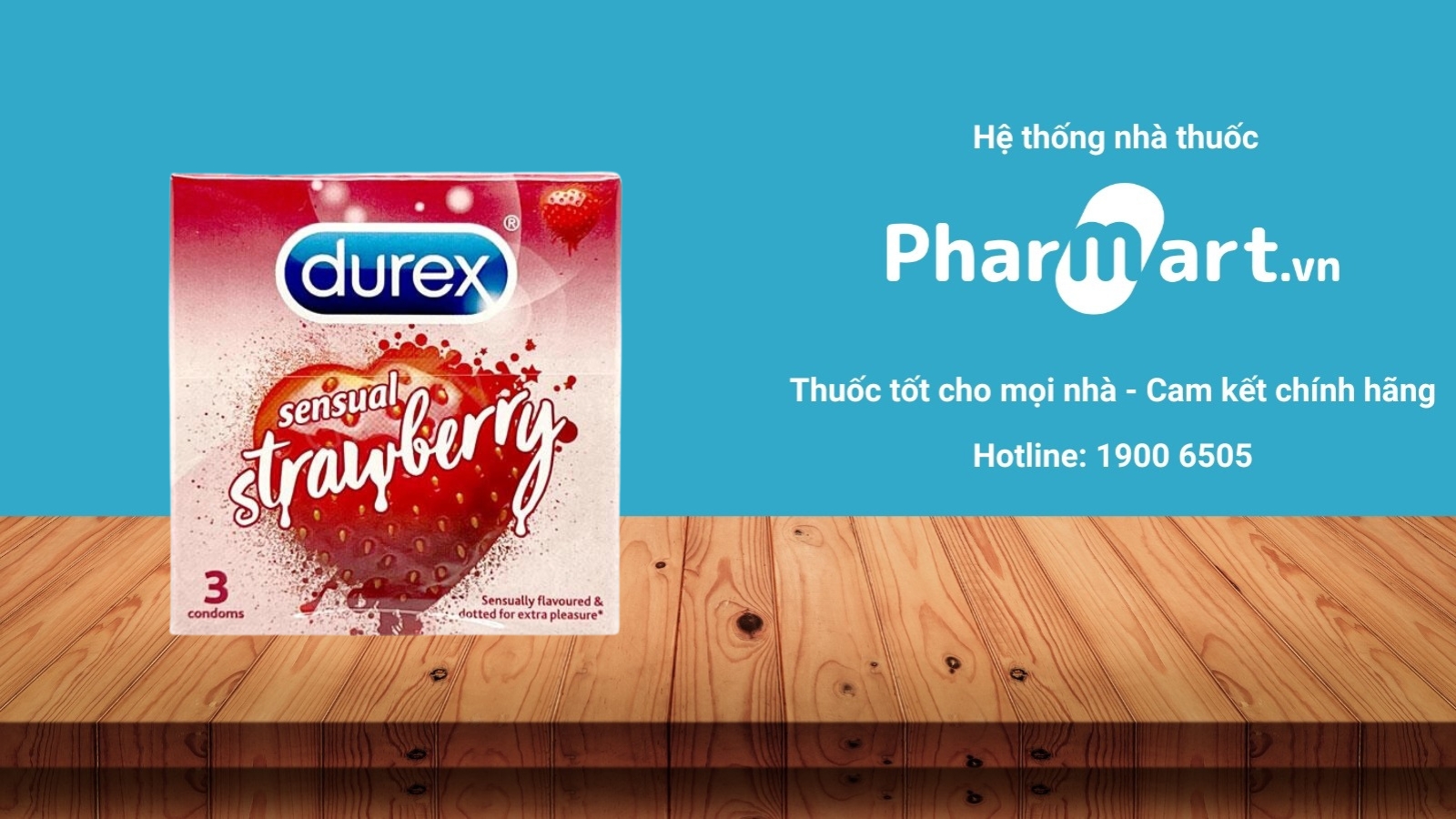 Địa Chỉ Mua Bao Cao Su Durex Sensual Strawberry Hộp 3 Chiếc Uy T&iacute;n