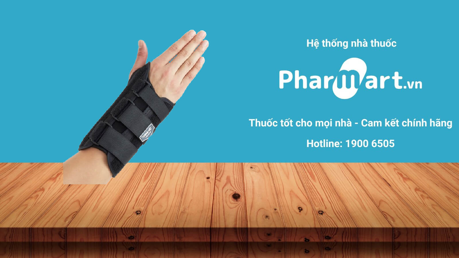 Bao đeo bảo vệ cổ tay W021 size XL (Phải) được phân phối chính hãng tại HZ888A