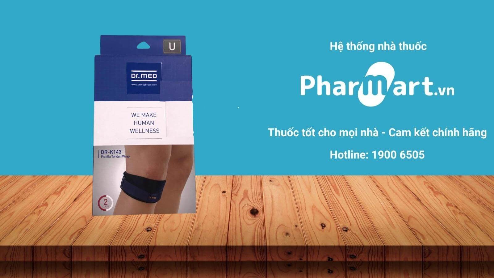 Bao đeo bảo vệ d&acirc;y chằng gối K143 được ph&acirc;n phối ch&iacute;nh h&atilde;ng tại HZ888A