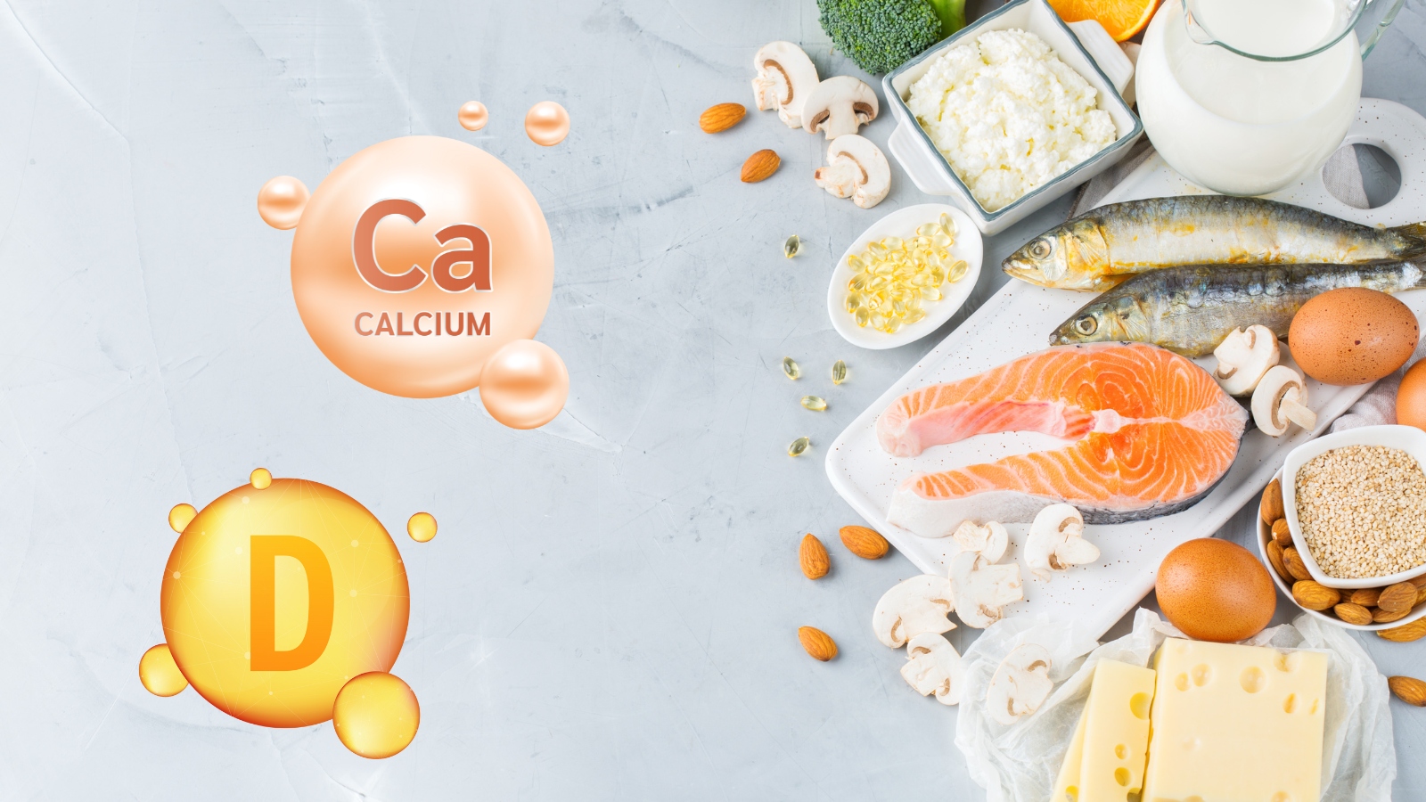 H&agrave;m lượng Canxi v&agrave; Vitamin D cao trong c&aacute;c loại hải sản