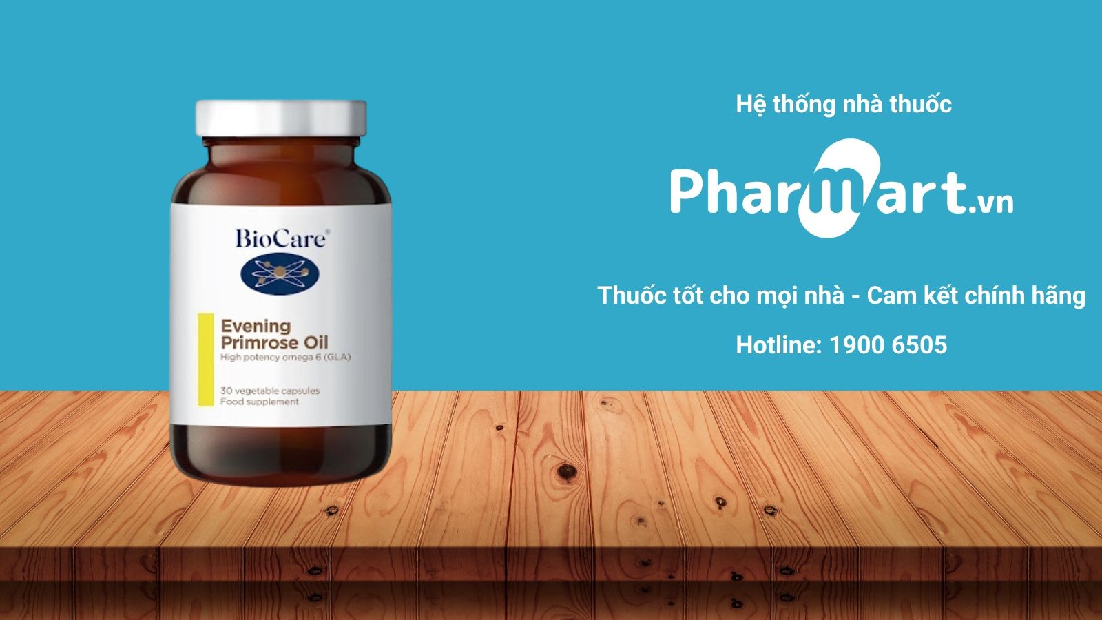 Biocare Primrose Oil hiện đang được b&aacute;n ch&iacute;nh h&atilde;ng tại Nh&agrave; thuốc Hz888a.com