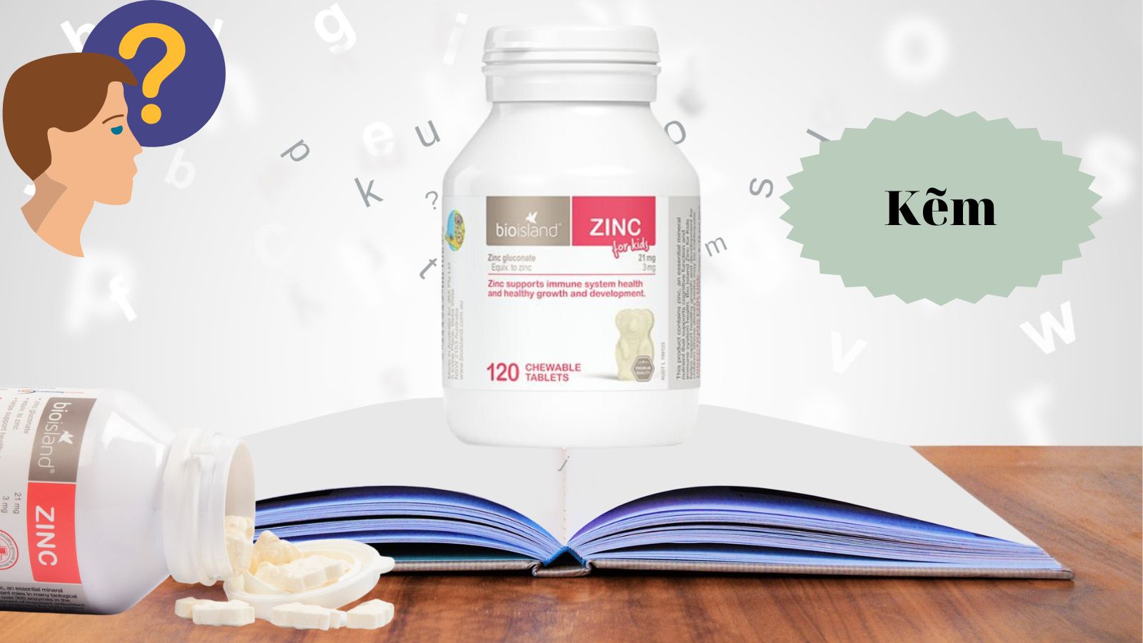 Th&agrave;nh phần ch&iacute;nh của Bioisland ZinC