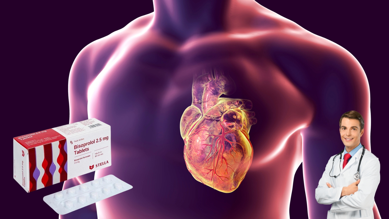 Bisoprolol l&agrave; một loại thuốc thuộc nh&oacute;m thuốc chẹn beta