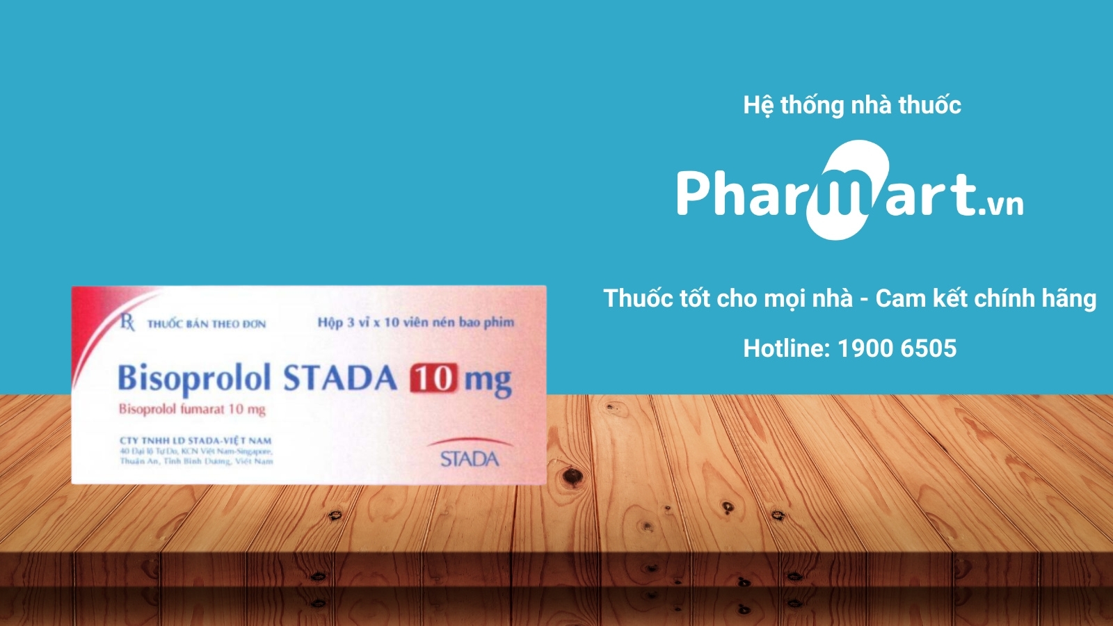 Mua ngay thuốc Bisoprolol 10mg ch&iacute;nh h&atilde;ng tại Hz888a.com