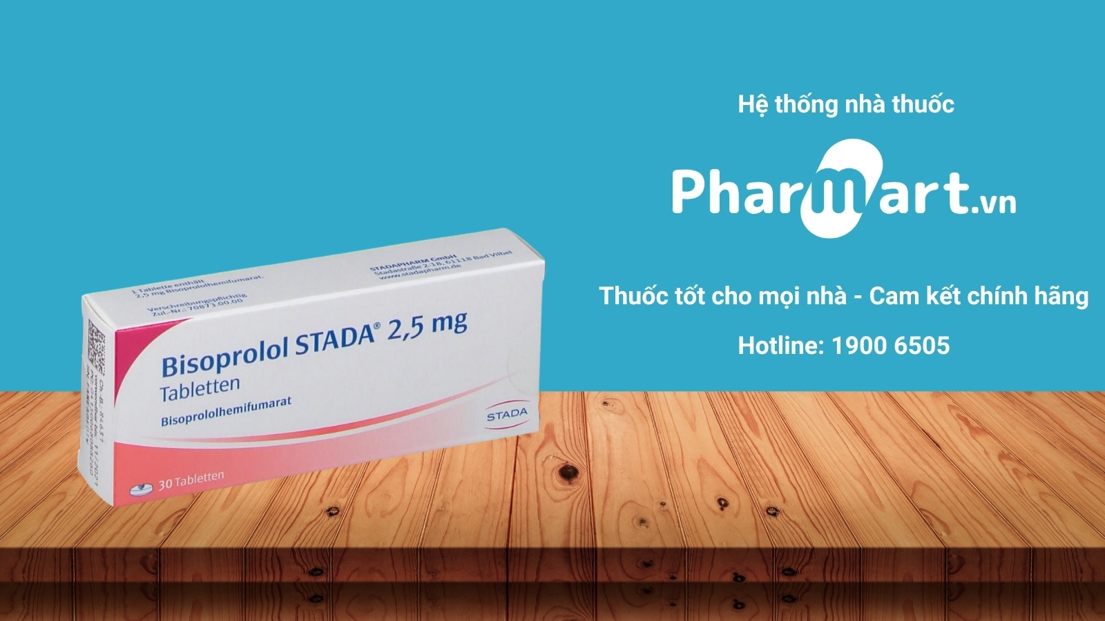 Mua ngay thuốc Bisoprolol 2,5mg ch&iacute;nh h&atilde;ng tại Hz888a.com