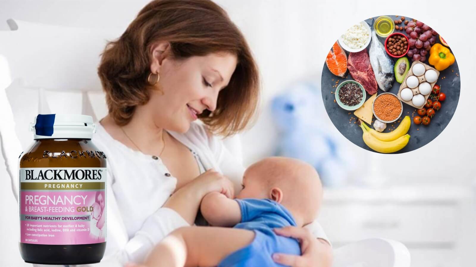 Cung cấp c&aacute;c chất dinh dưỡng đ&oacute;ng vai tr&ograve; quan trọng trong sự ph&aacute;t triển tr&iacute; lực của trẻ trong thời kỳ thai ngh&eacute;n v&agrave; b&uacute; mẹ.