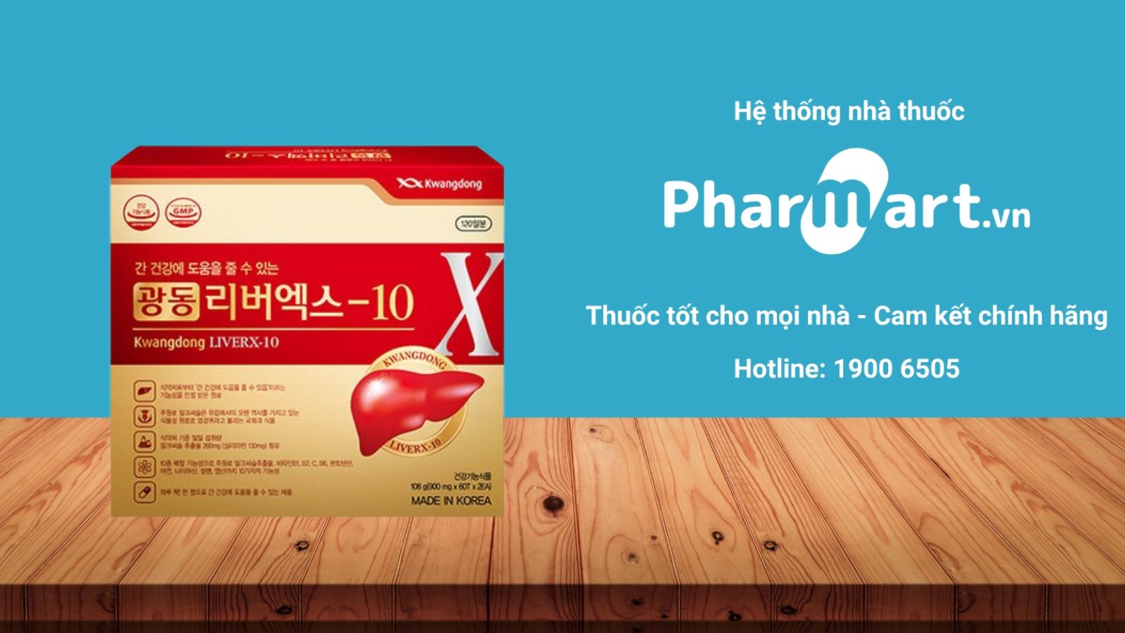 Mua Bổ gan Kwangdong chính hãng tại Hz888a.com