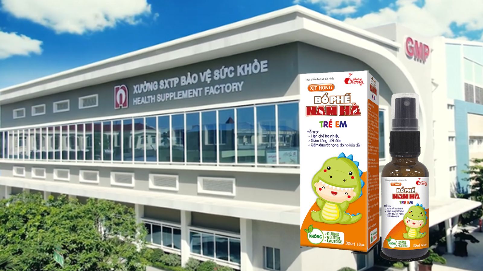 Xịt họng bổ phế Nam H&agrave; trẻ em&nbsp;