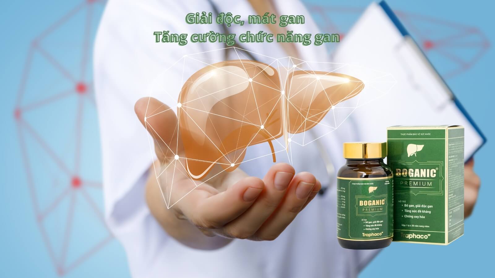 Boganic Premium gi&uacute;p bảo vệ chức năng gan