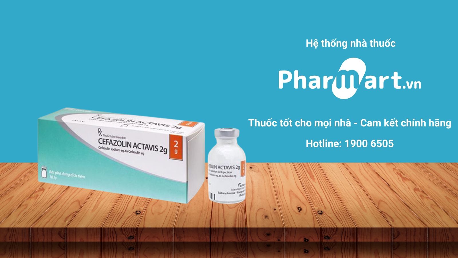 Mua ngay Cefazolin Actavis 2g tại Hz888a.com