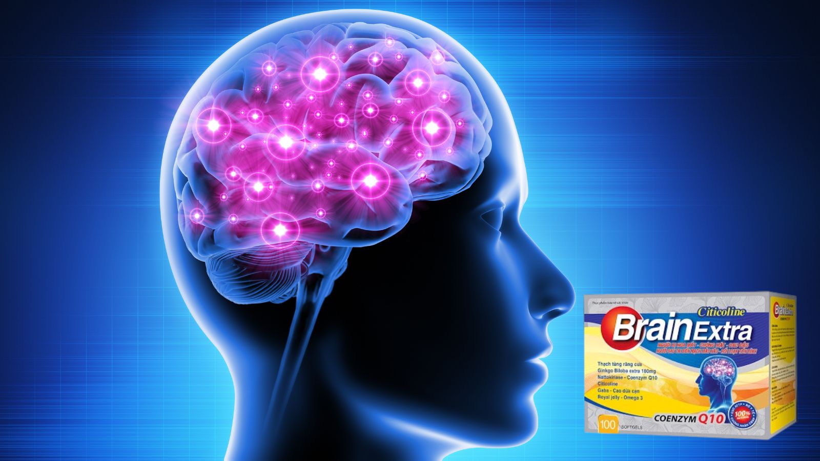 Brain Extra - Hỗ trợ tăng cường lưu th&ocirc;ng m&aacute;u n&atilde;o