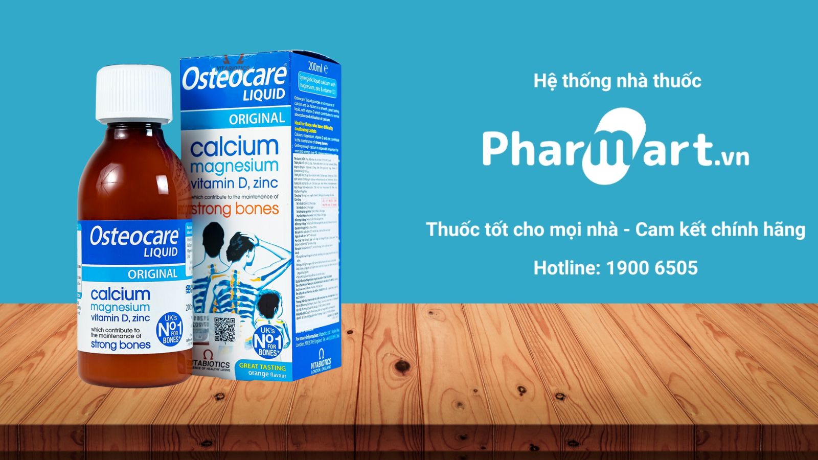Mua ngay Canxi nước Osteocare ch&iacute;nh h&atilde;ng tại Hz888a.com