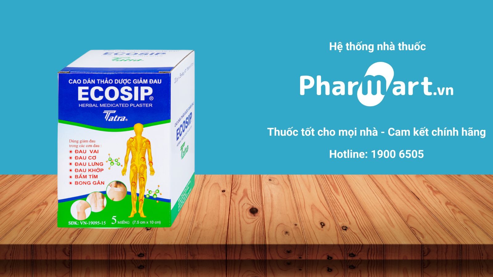 Cao d&aacute;n thảo dược Ecosip đang được b&aacute;n ch&iacute;nh h&atilde;ng tại Nh&agrave; thuốc Hz888a.com