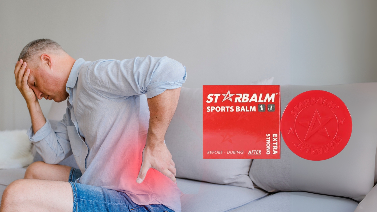 Cao xoa Starbalm đỏ với c&ocirc;ng thức ho&agrave;n to&agrave;n từ thi&ecirc;n nhi&ecirc;n gi&uacute;p hỗ trợ giảm đau cơ, xương khớp hiệu quả