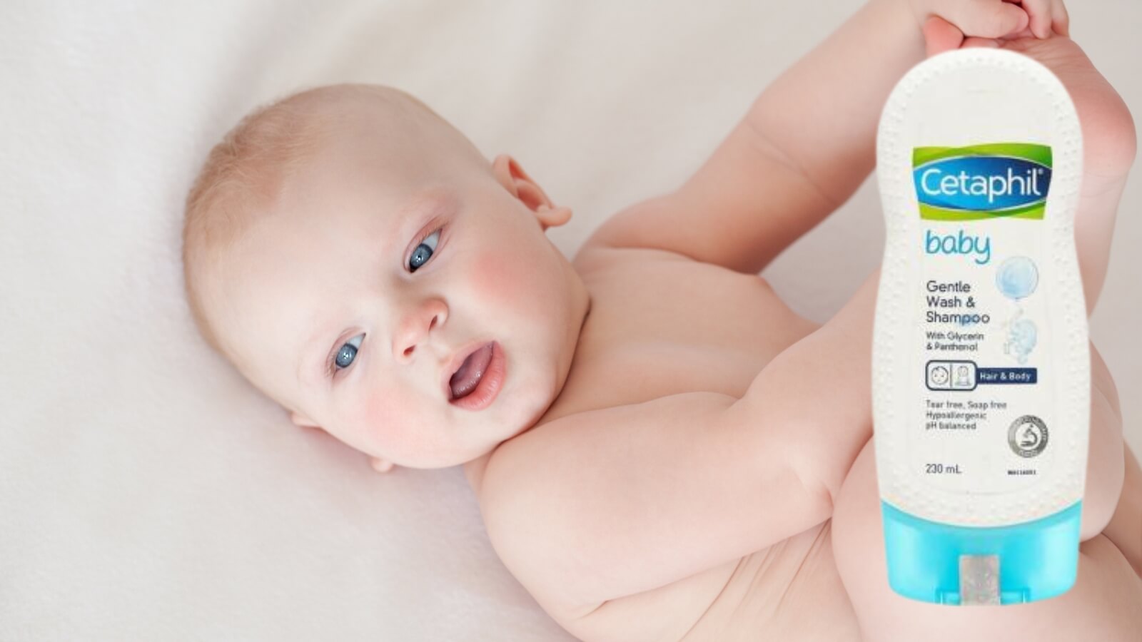 Cetaphil Baby Gentle Wash & Shampoo - Cấp ẩm, giữ da b&eacute; lu&ocirc;n mịn m&agrave;ng, s&aacute;ng khoẻ