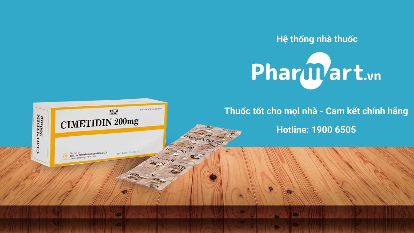 Mua ngay Cimetidin 200mg H&agrave; T&acirc;y ch&iacute;nh h&atilde;ng tại Hz888a.com