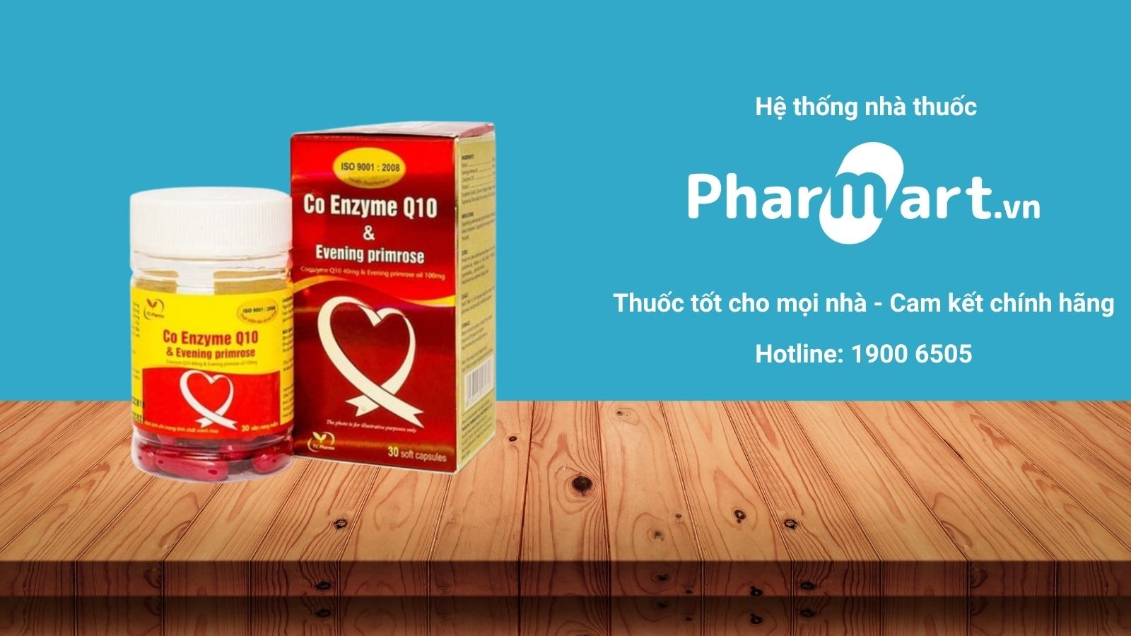 Mua ngay Co Enzyme Q10 & Evening Primrose chính hãng tại Hz888a.com
