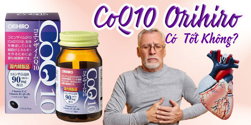 Vi&ecirc;n uống hỗ trợ tim mạch Coenzyme Q10 Orihiro
