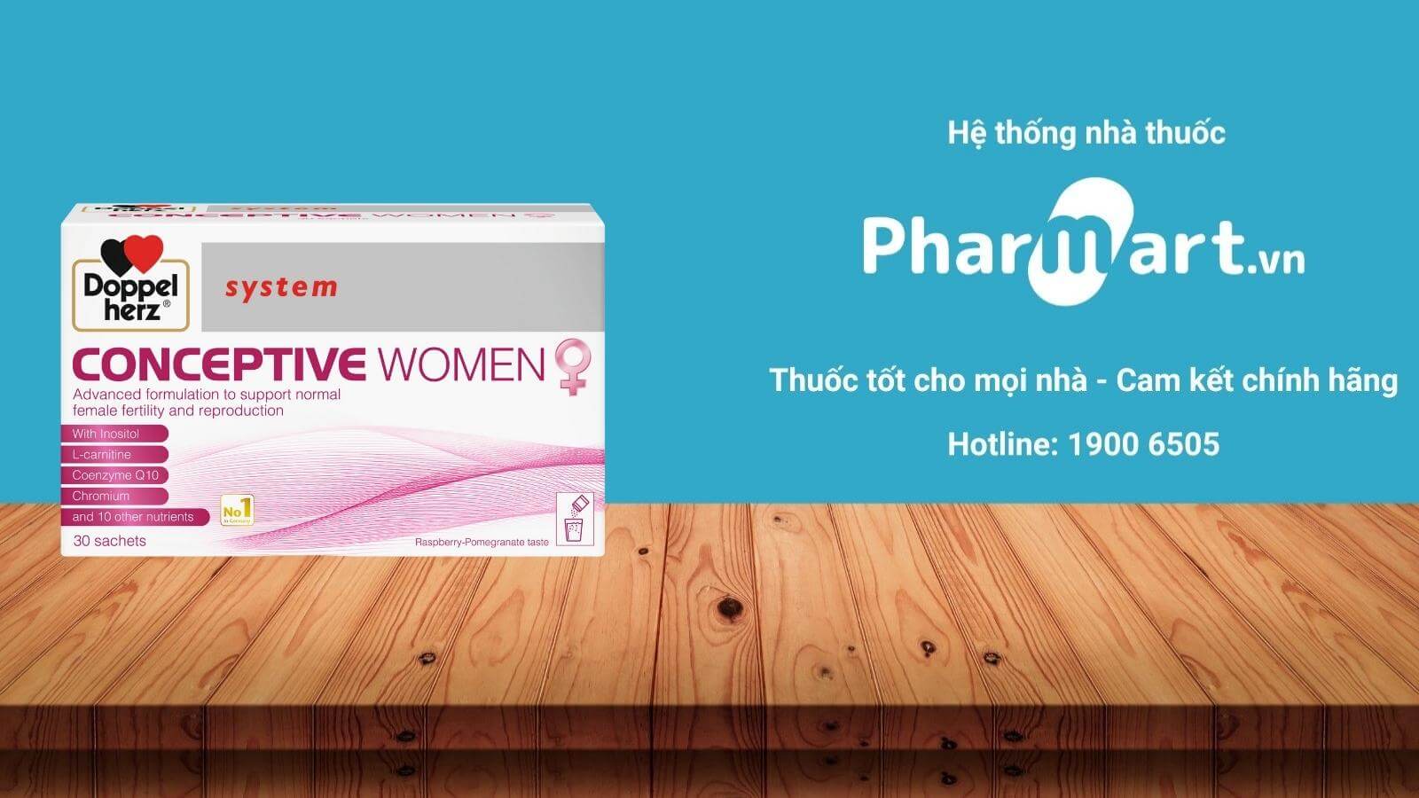 Gi&aacute; v&agrave; địa chỉ uy t&iacute;n mua sản phẩm Conceptive Women 