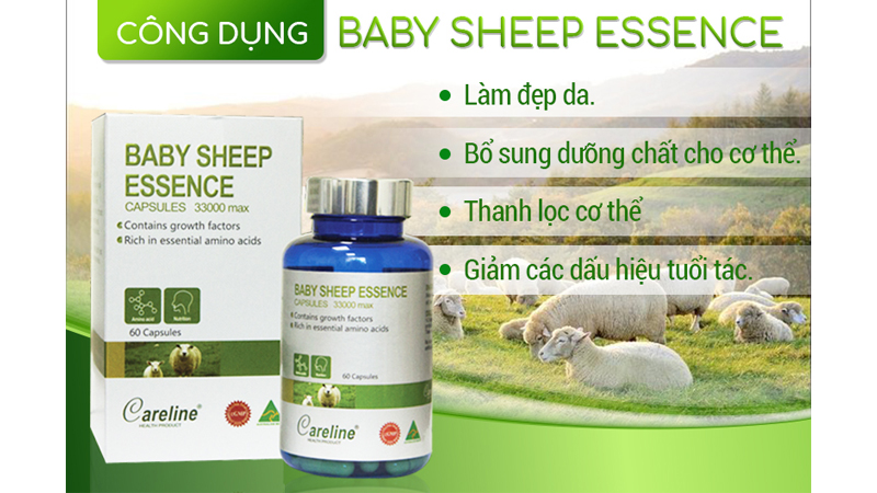 Baby Sheep Essence gi&uacute;p phục hồi l&agrave;n da v&agrave; lấy lại v&oacute;c d&aacute;ng hiệu quả