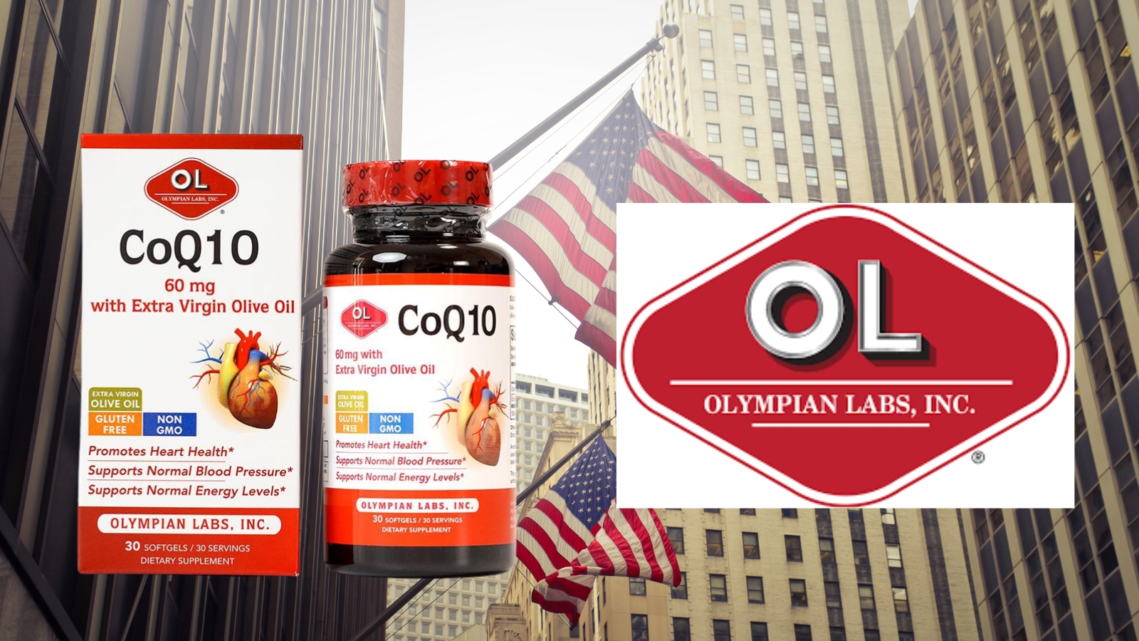 Tập đo&agrave;n Olympian Labs l&agrave; nơi ra đời của CoQ10 60mg nổi tiếng