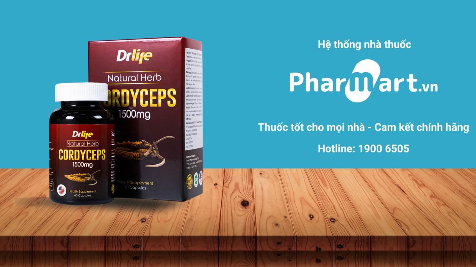 Vi&ecirc;n uống Cordyceps 1500mg hiện đang được b&agrave;y b&aacute;n tại Hz888a.com