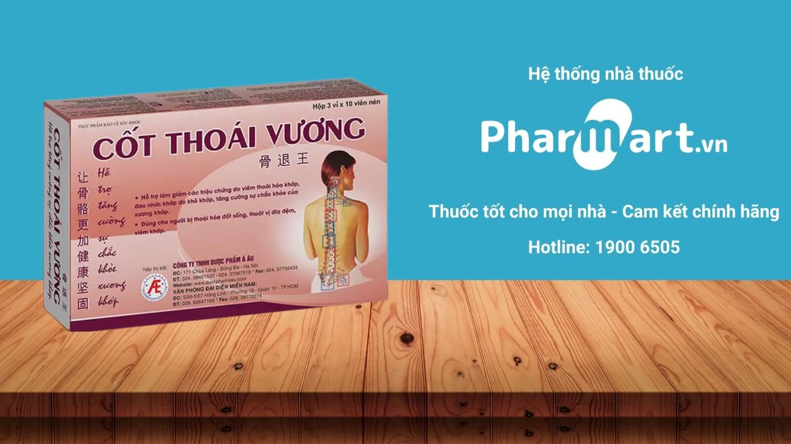 Cốt Thoái Vương 30 viên được phân phối chính hãng tại HZ888A