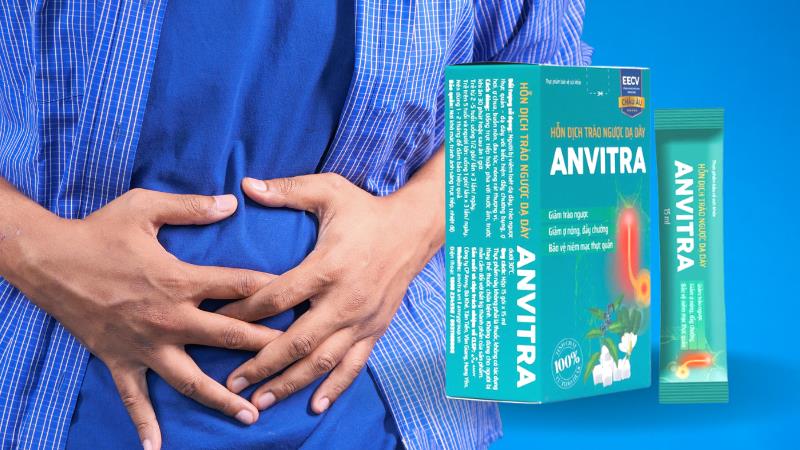 Dạ d&agrave;y thực quản trở n&ecirc;n khỏe mạnh sau 60 ng&agrave;y d&ugrave;ng Anvitra