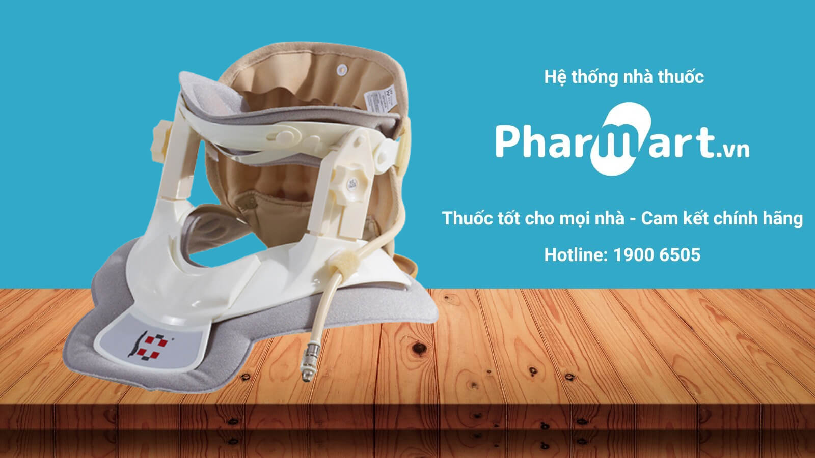 Sản phẩm đai k&eacute;o gi&atilde;n cột sống cổ Alphay JQAH-3 tại nh&agrave; thuốc Hz888a.com