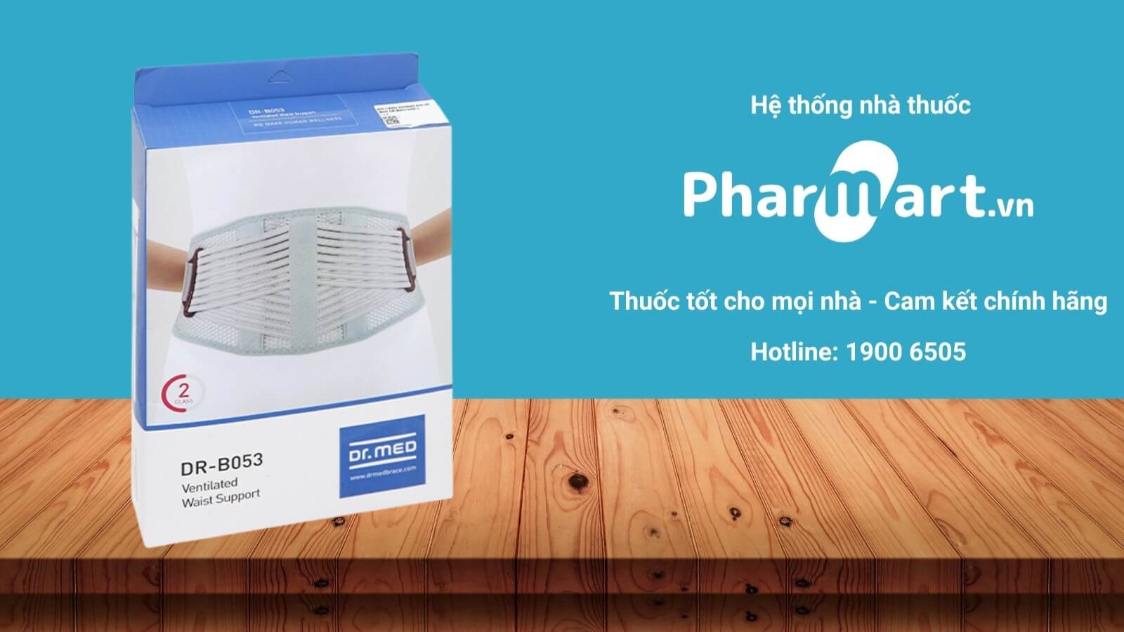 Đai th&ocirc;ng gi&oacute; hỗ trợ eo B053 size S được ph&acirc;n phối ch&iacute;nh h&atilde;ng tại HZ888A