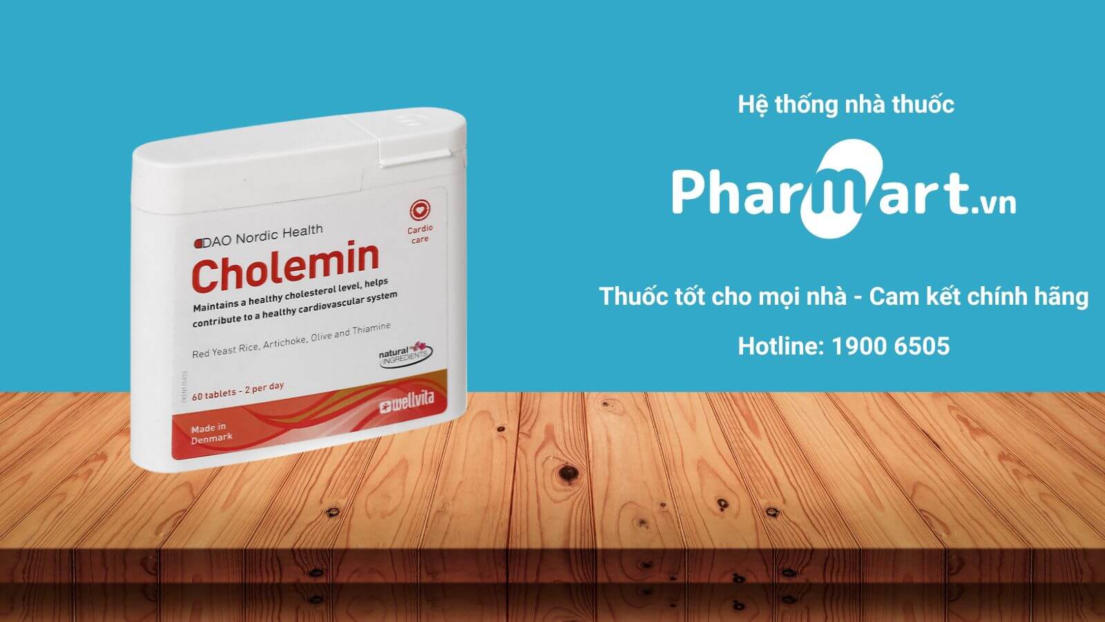 Hz888a.com ph&acirc;n phối sản phẩm Dao Nordic Health Cholemin uy t&iacute;n, ch&iacute;nh h&atilde;ng 100%