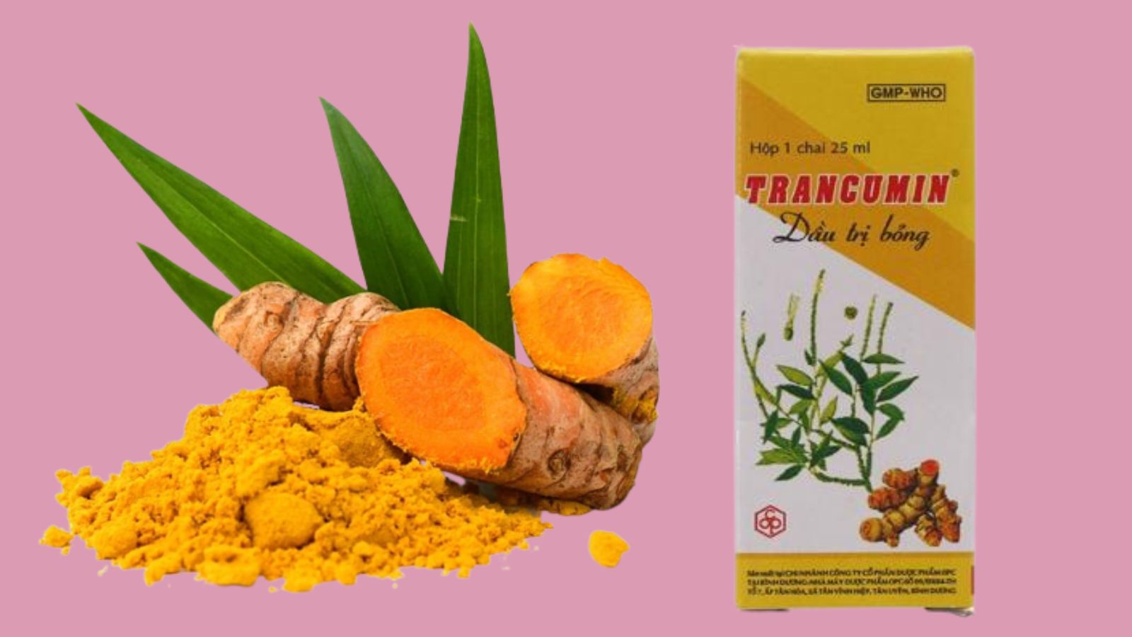 Dầu b&ocirc;i Trancumin - Trị bỏng, gi&uacute;p vết thương mau l&agrave;nh