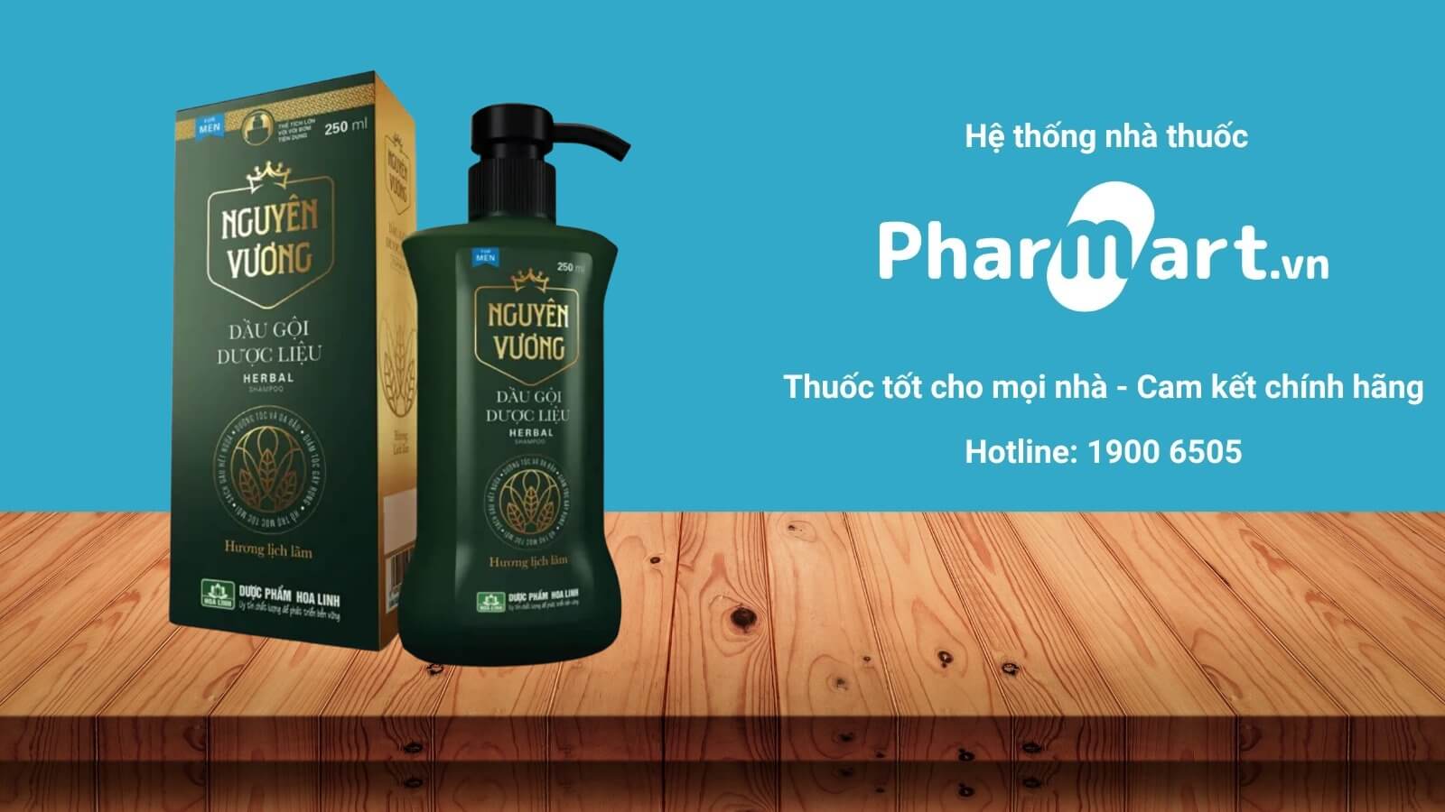Dầu gội Nguy&ecirc;n Vương hiện đang được b&aacute;n tại Nh&agrave; thuốc Hz888a.com