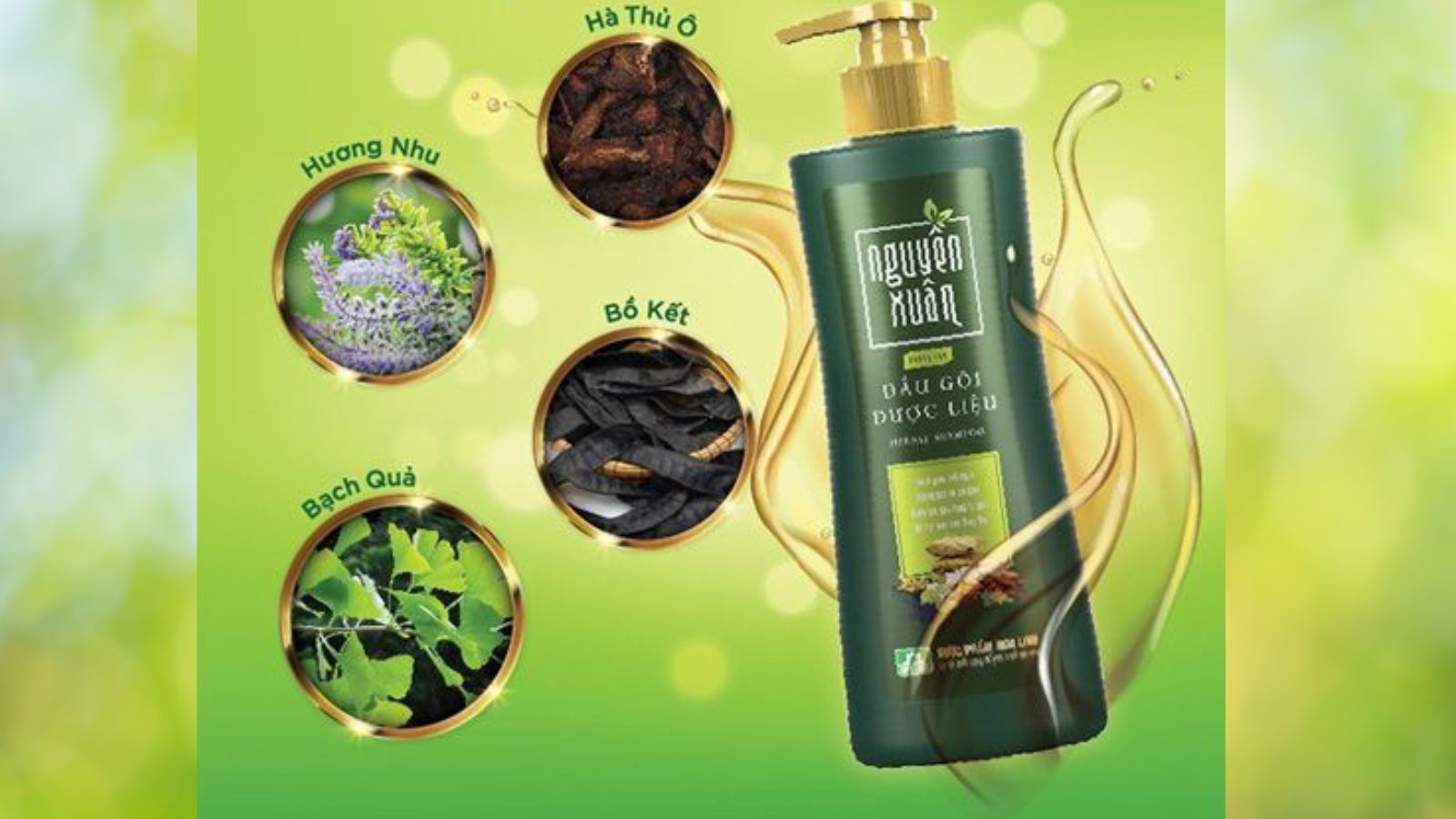 Th&agrave;nh phần ch&iacute;nh của dầu gội Nguy&ecirc;n Xu&acirc;n
