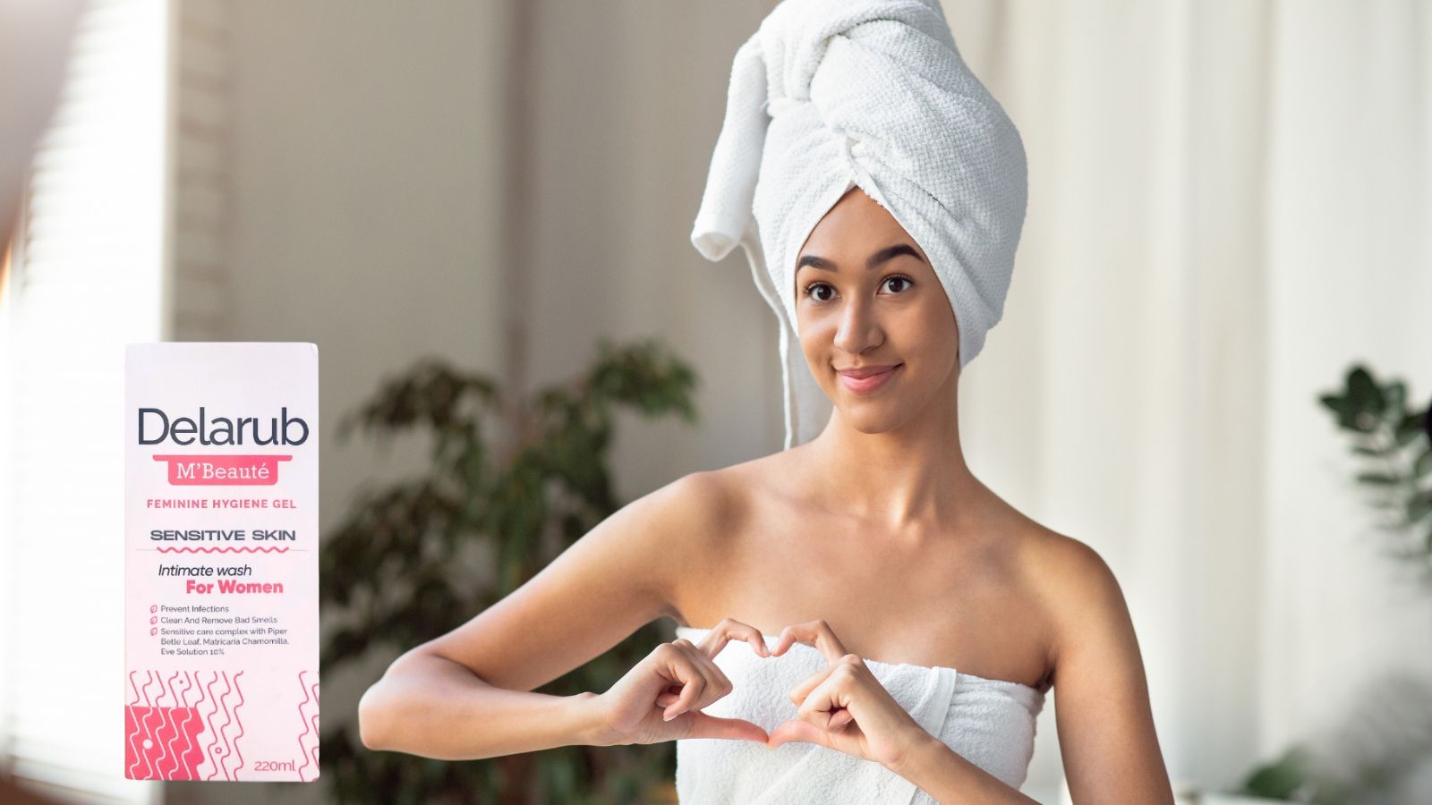 Dung dịch vệ sinh Delarub M'Beaut&eacute; - Gi&uacute;p vệ sinh v&agrave; bảo vệ v&ugrave;ng nhạy cảm