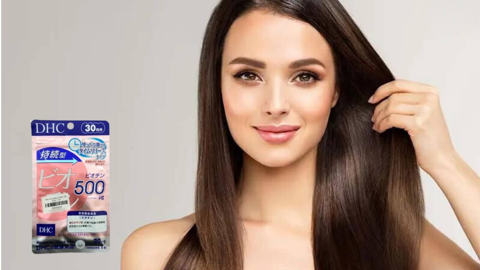 Vi&ecirc;n uống DHC Sustained Release Biotin gi&uacute;p bổ sung biotin cho cơ thể