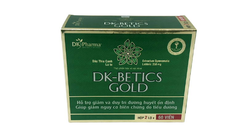Vi&ecirc;n tiểu đường DK-Betics Gold hộp 120 vi&ecirc;n