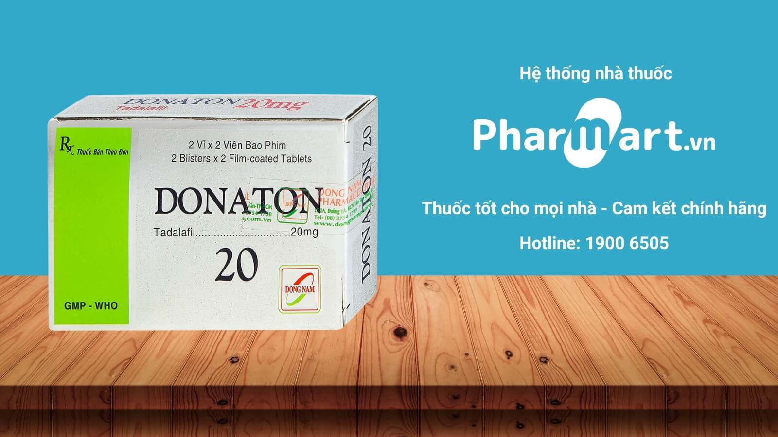 Mua ngay Donaton 20mg tại Hz888a.com