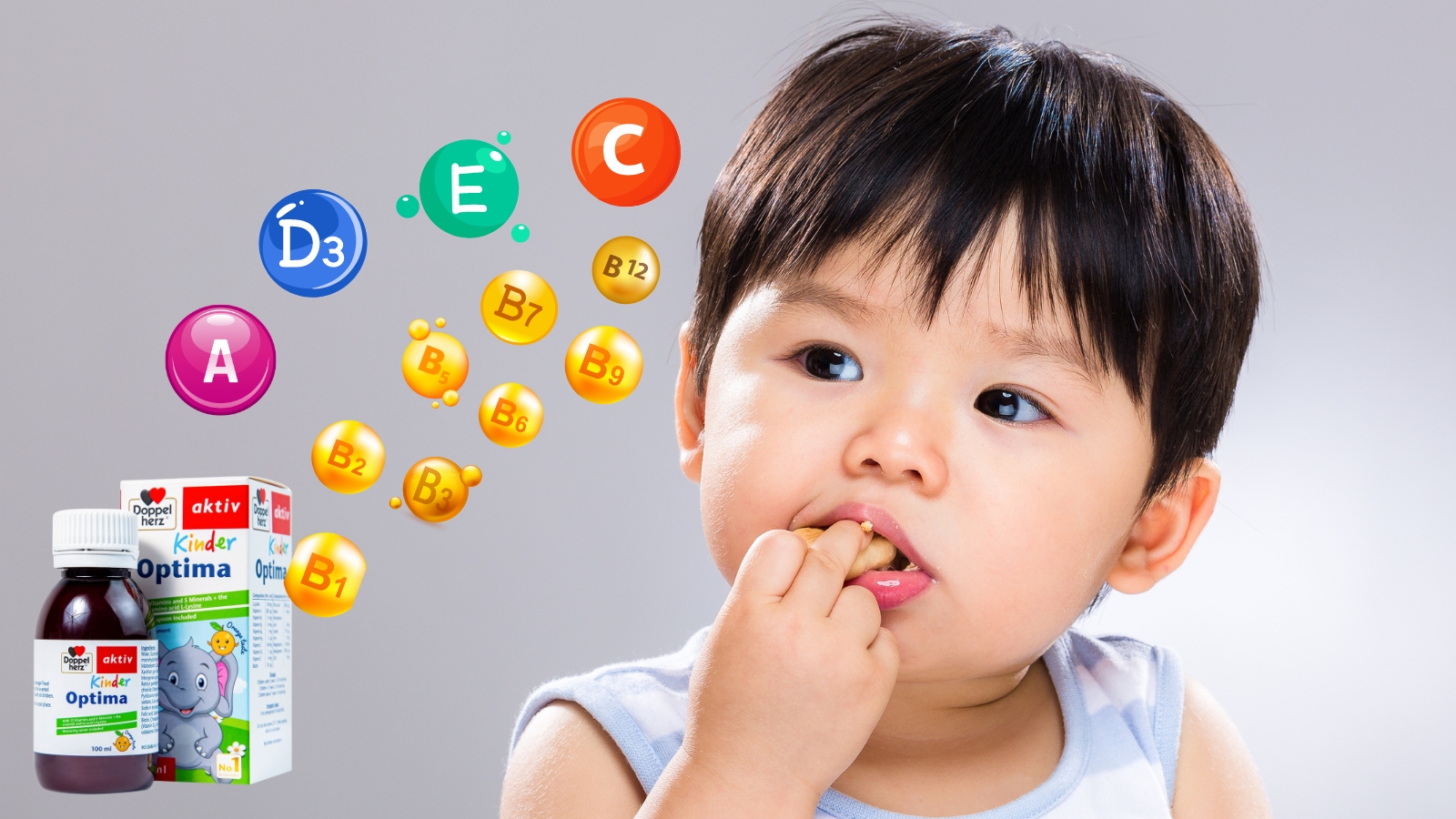 Phức Hợp C&aacute;c Vitamin Cần Thiết Cho Sự Ph&aacute;t Triển To&agrave;n Diện Của Trẻ