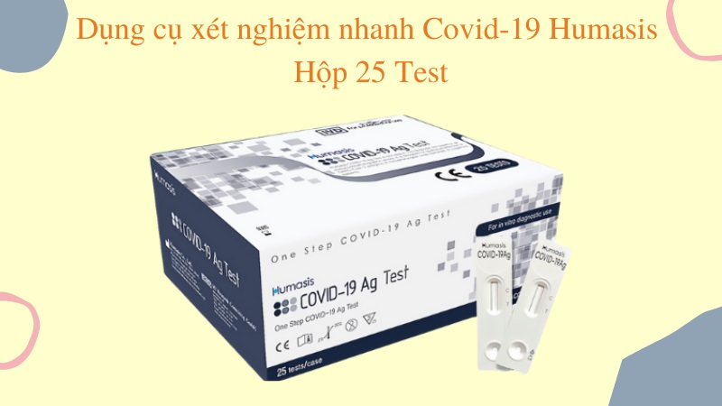 Mua Bộ kit x&eacute;t nghiệm nhanh Covid-19 Humasis 25 test