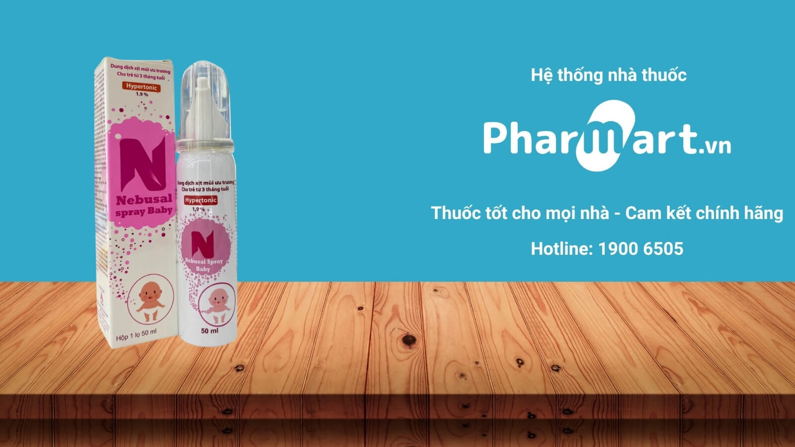 Mua ngay dung dịch xịt mũi ưu trương Nebusal 1,9% ch&iacute;nh h&atilde;ng tại Hz888a.com