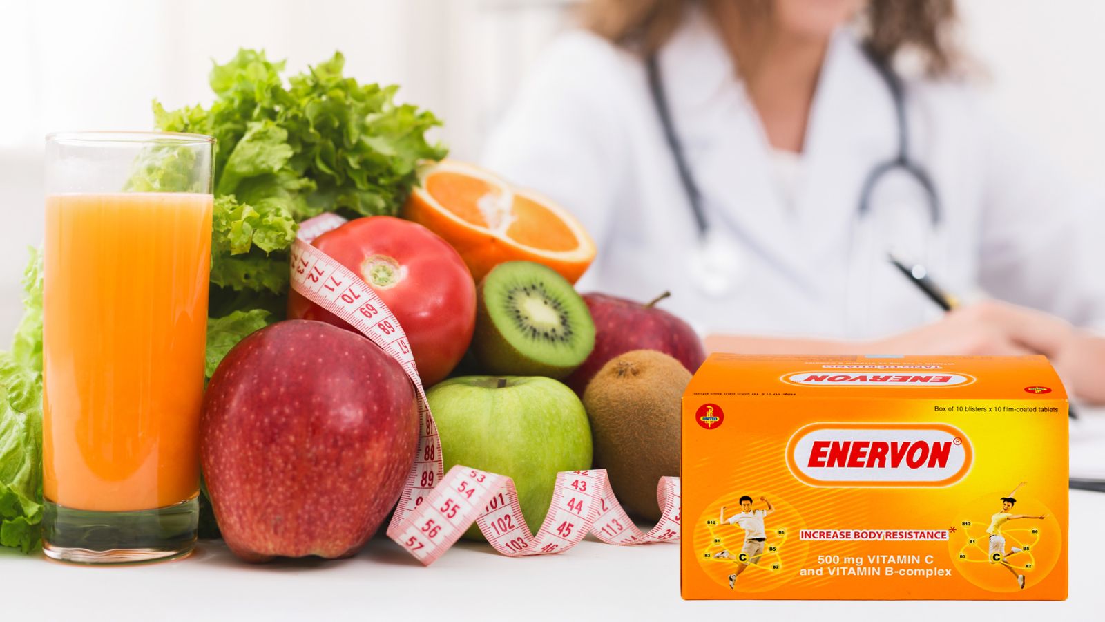 Enervon - Bổ sung Vitamin nh&oacute;m B v&agrave; Vitamin C