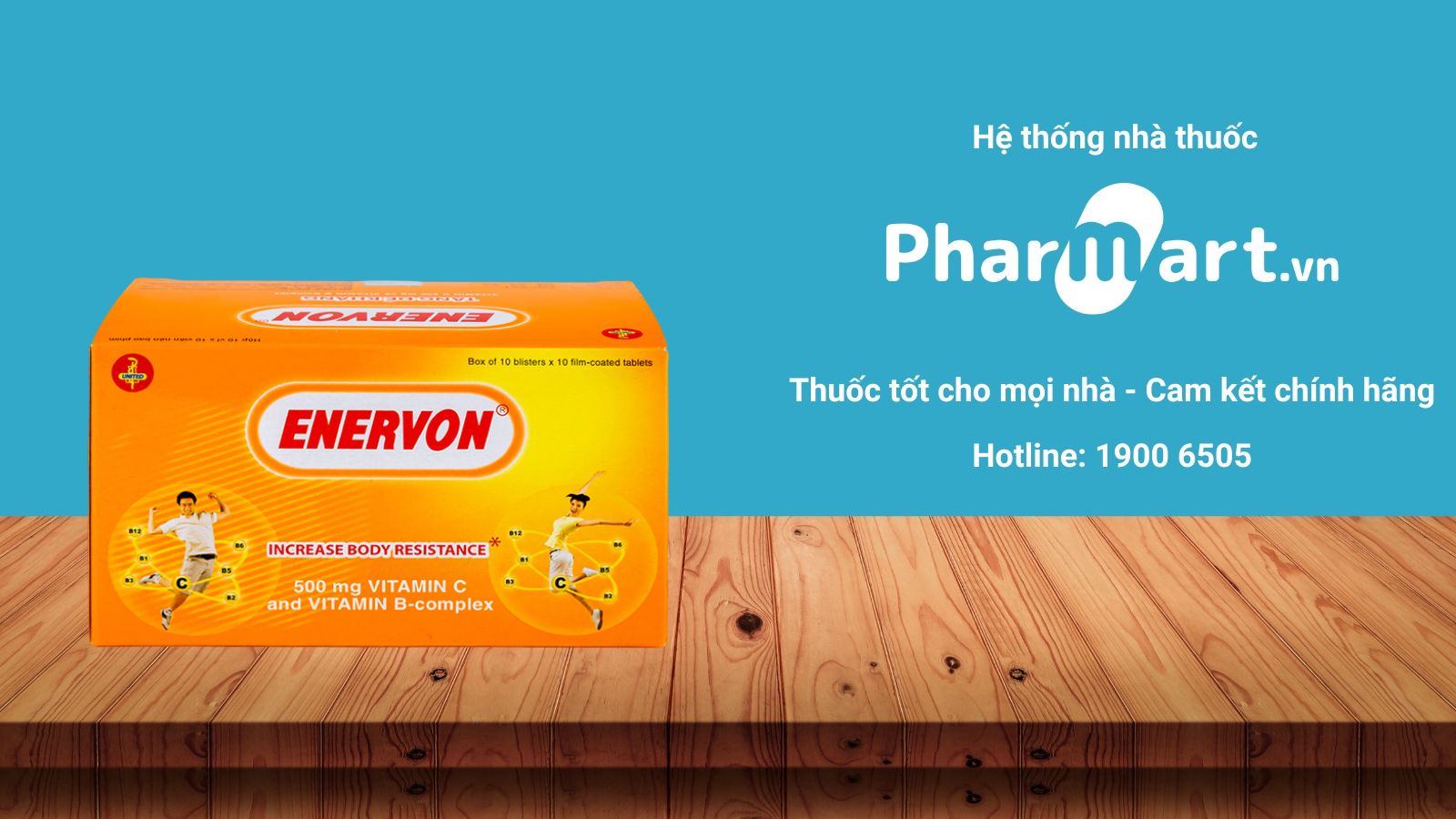 Enervon đang được b&aacute;n ch&iacute;nh h&atilde;ng tại Nh&agrave; thuốc Hz888a.com