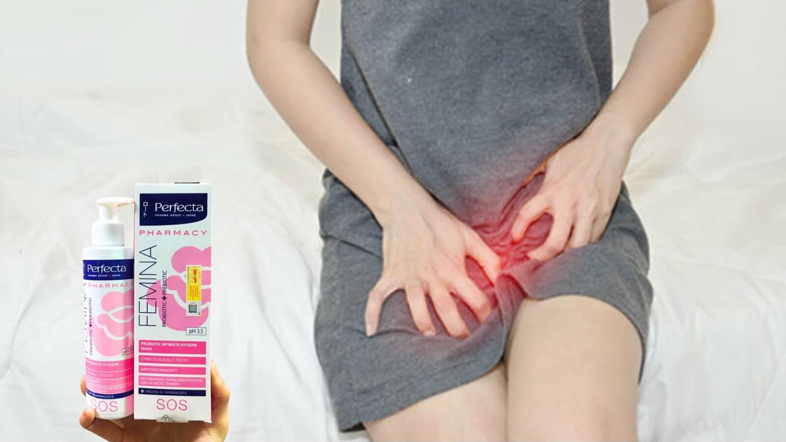 FEMINA SOS - Dung dịch vệ sinh l&agrave;m sạch, khử m&ugrave;i