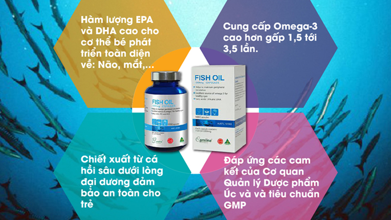 Dầu c&aacute; hồi Fish Oil (Salmon Oil) c&oacute; nhiều ưu điểm vượt trội