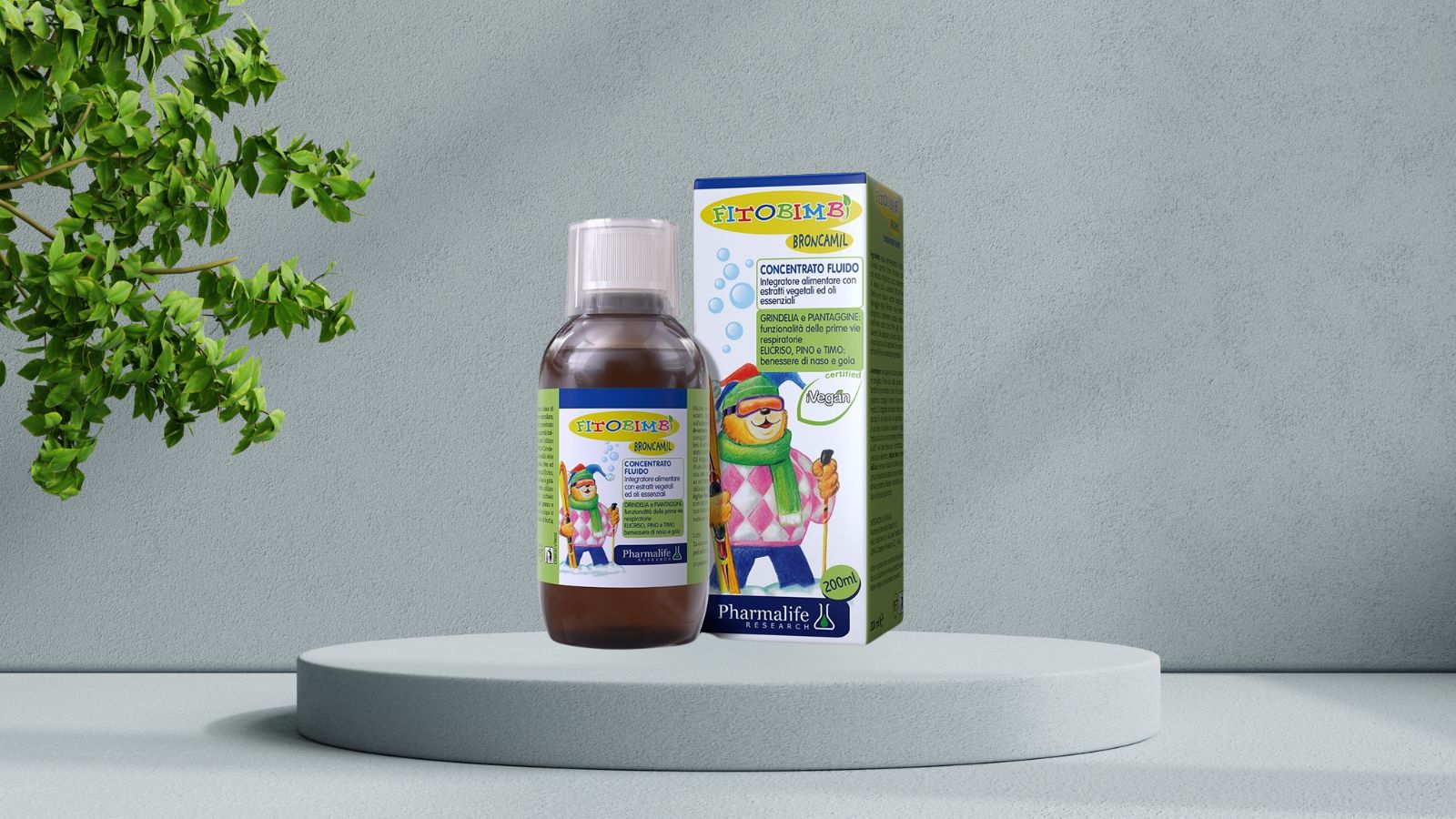 Fitobimbi Broncamil l&agrave; sản phẩm thuộc d&ograve;ng Fitobimbi của Pharmalife Research.