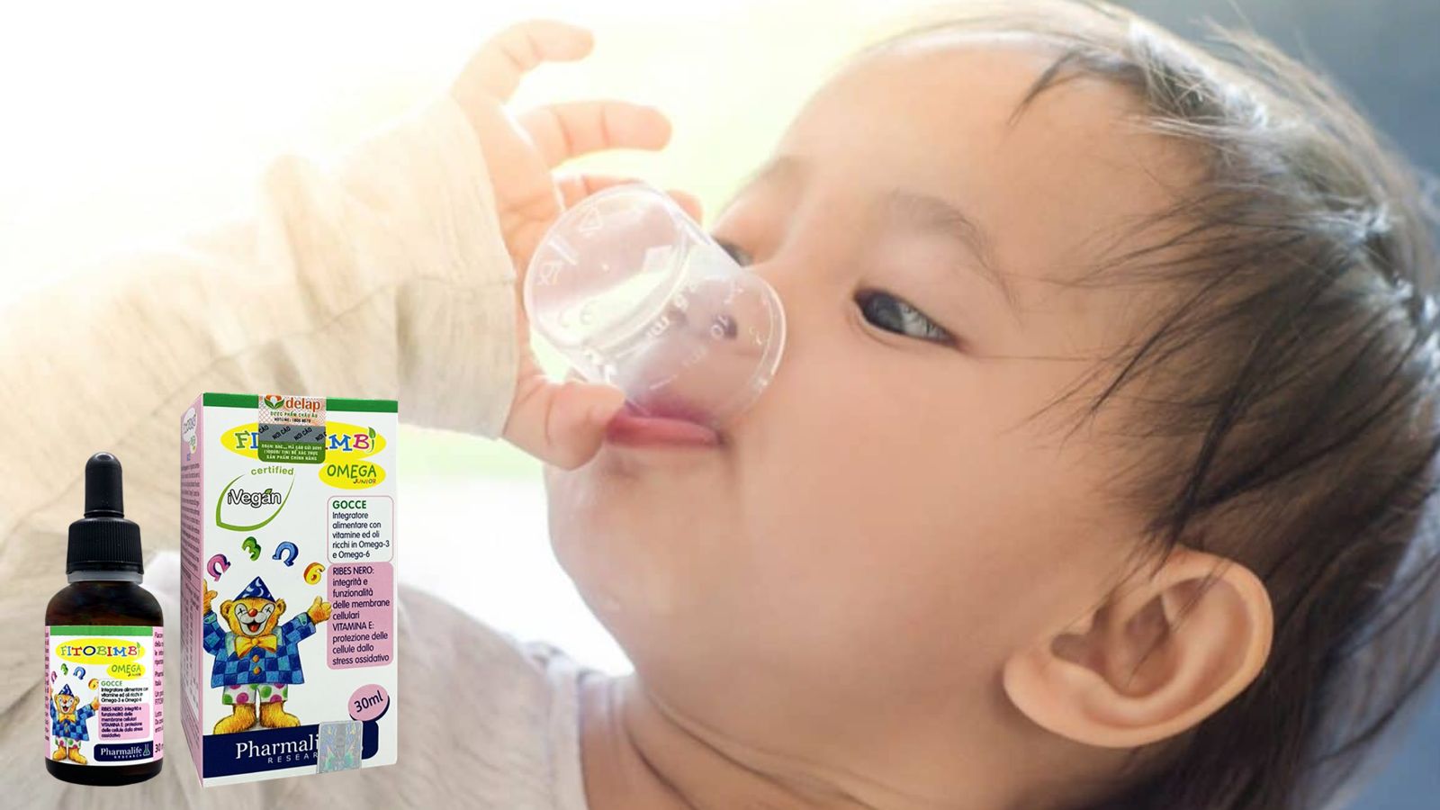 Fitobimbi Omega Junior ph&ugrave; hợp với trẻ nhỏ.