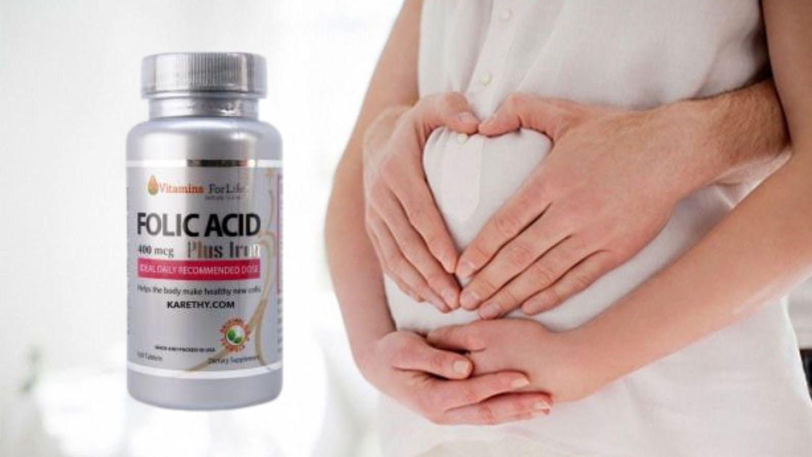 Vi&ecirc;n uống Folic Acid của Vitamins for life