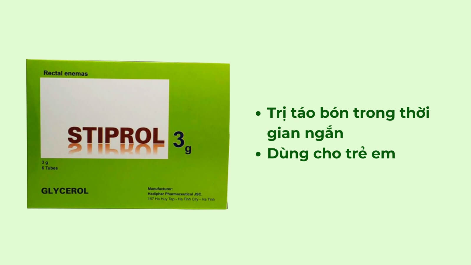  Stiprol gi&uacute;p ngăn ngừa t&aacute;o b&oacute;n